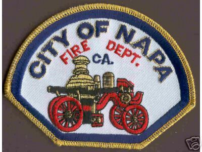 Napa Fire Dept
Thanks to Brent Kimberland for this scan.
Keywords: california city of department