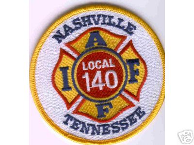 Nashville IAFF Local 140
Thanks to Brent Kimberland for this scan.
Keywords: tennessee fire