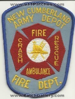 New Cumberland Army Depot Fire Department Crash Rescue Ambulance (Pennsylvania)
Thanks to Mark Hetzel Sr. for this scan.
Keywords: dept. cfr arff