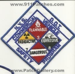 New York State Department of Transportation Commercial Vehicle Safety Program (New York)
Thanks to Mark Hetzel Sr. for this scan.
Keywords: n.y.s. nys d.o.t. dot hazmat haz-mat