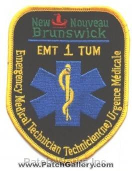 New Brunswick Emergency Medical Technician 1 (Canada NB)
Thanks to zwpatch.ca for this scan.
Keywords: emt