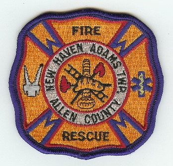 New Haven Adams Twp Fire Rescue
Thanks to PaulsFirePatches.com for this scan.
Keywords: indiana township allen county