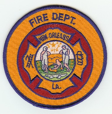 New Orleans Fire Dept
Thanks to PaulsFirePatches.com for this scan.
Keywords: louisiana department