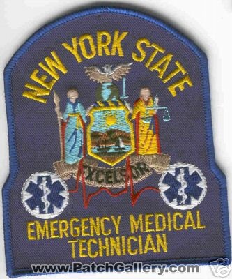 New York State Emergency Medical Technician
Thanks to Brent Kimberland for this scan.
Keywords: ems emt