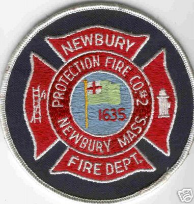 Newbury Fire Dept Protection Co #2
Thanks to Brent Kimberland for this scan.
Keywords: massachusetts department company number
