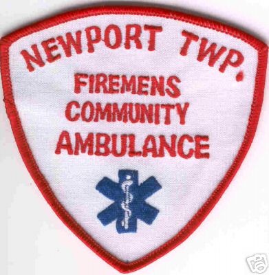 Newport Twp Firemens Community Ambulance
Thanks to Brent Kimberland for this scan.
Keywords: pennsylvania township
