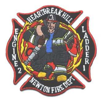 Newton Fire Engine 2 Ladder 1 (Massachusetts)
Thanks to zwpatch.ca for this scan.
Keywords: department dept