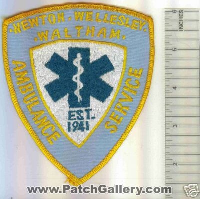 Newton Wellesley Waltham Ambulance Service (Massachusetts)
Thanks to Mark C Barilovich for this scan.
Keywords: ems