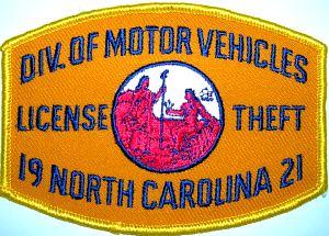 North Carolina Division of Motor Vehicles License Theft
Thanks to Chris Rhew for this picture.
