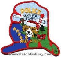 North Pole Police K-9 Unit (Alaska)
Thanks to BensPatchCollection.com for this scan.
Keywords: k9