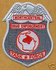 Northcentral Drug Enforcement Task Force (Wisconsin)
Thanks to apdsgt for this scan.
Keywords: police