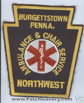 Northwest Ambulance & Chair Service (Pennsylvania)
Thanks to Brent Kimberland for this scan.
Keywords: ems and burgettstown