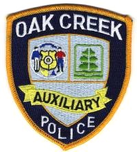 Oak Creek Police Auxiliary (Wisconsin)
Thanks to BensPatchCollection.com for this scan.
