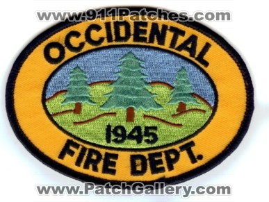 Occidental Fire Department (California)
Thanks to Paul Howard for this scan.
Keywords: dept.