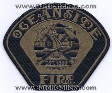 Oceanside Fire Department (California)
Thanks to Paul Howard for this scan.
Keywords: dept. 21