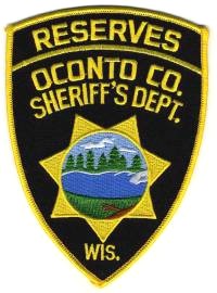 Oconto County Sheriff's Dept Reserves (Wisconsin)
Thanks to BensPatchCollection.com for this scan.
Keywords: sheriffs department