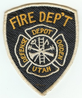 Ogden Defense Depot Fire Dept
Thanks to PaulsFirePatches.com for this scan.
Keywords: utah dep't department