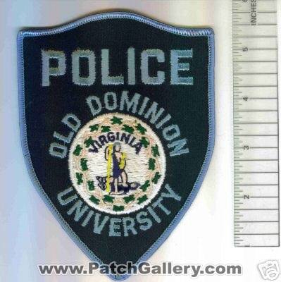 Old Dominion University Police (Virginia)
Thanks to Mark C Barilovich for this scan.
