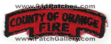 Orange County Fire Department Forestry (California)
Thanks to Paul Howard for this scan. 
Keywords: dept. of