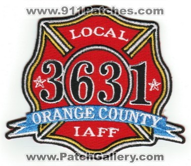 Orange County Fire Department IAFF Local 3631 (California)
Thanks to Paul Howard for this scan. 
Keywords: dept.