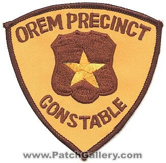 Orem Precinct Constable (Utah)
Thanks to Alans-Stuff.com for this scan.
