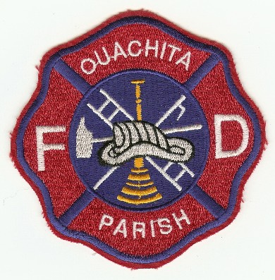 Ouachita Parish FD
Thanks to PaulsFirePatches.com for this scan.
Keywords: louisiana fire department