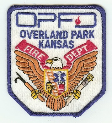 Overland Park Fire Dept
Thanks to PaulsFirePatches.com for this scan.
Keywords: kansas department