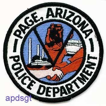 Page Police Department (Arizona)
Thanks to apdsgt for this scan.
