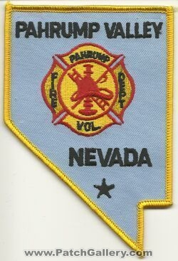 Pahrump Valley Volunteer Fire Department (Nevada)
Thanks to Mark Hetzel Sr. for this scan.
Keywords: vol. dept.