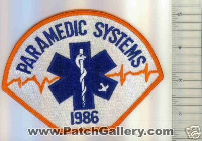 Paramedic Systems (Massachusetts)
Thanks to Mark C Barilovich for this scan.
Keywords: ems