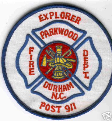 Parkwood Fire Dept Explorer Post 911
Thanks to Brent Kimberland for this scan.
Keywords: north carolina department durham