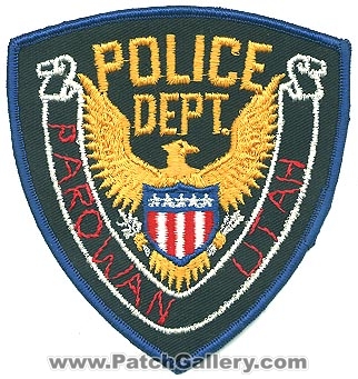 Parowan Police Department (Utah)
Thanks to Alans-Stuff.com for this scan.
Keywords: dept.