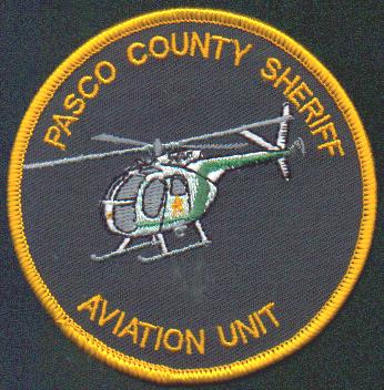 Pasco County Sheriff Aviation Unit
Thanks to EmblemAndPatchSales.com for this scan.
Keywords: florida helicopter