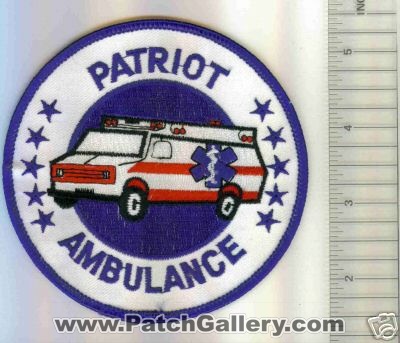 Patriot Ambulance (Massachusetts)
Thanks to Mark C Barilovich for this scan.
Keywords: ems