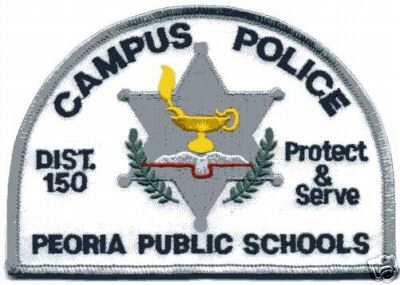 Peoria Public Schools Campus Police Dist 150 (Illinois)
Thanks to Jason Bragg for this scan.
Keywords: district