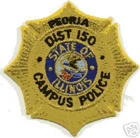 Peoria Campus Police Dist 150 (Illinois)
Thanks to Jason Bragg for this scan.
Keywords: district schools