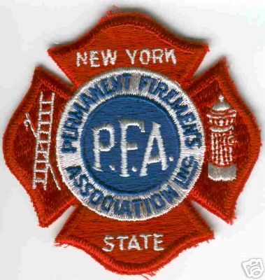 Permanent Firemen's Association
Thanks to Brent Kimberland for this scan.
Keywords: new york fire firemens p.f.a. pfa state