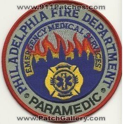 Philadelphia Fire Department Paramedic (Pennsylvania)
Thanks to Mark Hetzel Sr. for this scan.
Keywords: ems emergency medical services