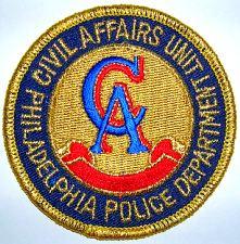 Philadelphia Police Civil Affairs Unit
Thanks to Chris Rhew for this picture.
Keywords: pennsylvania department
