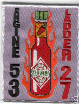 Philadelphia Fire Engine 53 Ladder 27
Thanks to Brent Kimberland for this scan.
Keywords: pennsylvania department pfd