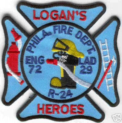 Philadelphia Fire Engine 72 Ladder 29 Rescue 24
Thanks to Brent Kimberland for this scan.
Keywords: pennsylvania department dept pfd