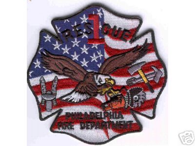 Philadelphia Fire Rescue 1
Thanks to Brent Kimberland for this scan.
Keywords: pennsylvania department pfd
