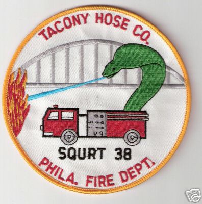Philadelphia Fire Squirt 38
Thanks to Bob Brooks for this scan.
Keywords: pennsylvania department dept pfd hose company