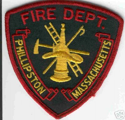 Phillipston Fire Dept
Thanks to Brent Kimberland for this scan.
Keywords: massachusetts department