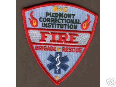 Piedmont Correctional Institution Fire Brigade Rescue
Thanks to Brent Kimberland for this scan.
Keywords: north carolina