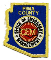 Pima County Office of Emergency Management (Arizona)
Thanks to BensPatchCollection.com for this scan.
Keywords: oem