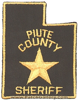 Piute County Sheriff's Department (Utah)
Thanks to Alans-Stuff.com for this scan.
Keywords: sheriffs dept.