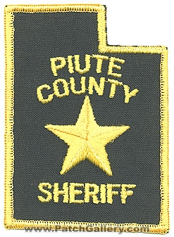 Piute County Sheriff's Department (Utah)
Thanks to Alans-Stuff.com for this scan.
Keywords: sheriffs dept.