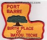 Port Barre Police Department (Louisiana)
Thanks to apdsgt for this scan.
Keywords: dept.