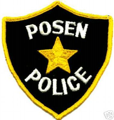 Posen Police (Illinois)
Thanks to Jason Bragg for this scan.
